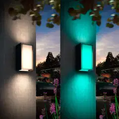 Philips Hue Turaco -seinävalaisin ulkokäyttöön 8.1W 1000-20000K 1100LM anthracite - 5