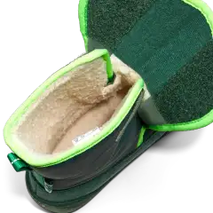 Affenzahn lasten paljasjalkakenkä Snow Boot Vegan Freezy - Frog - 12