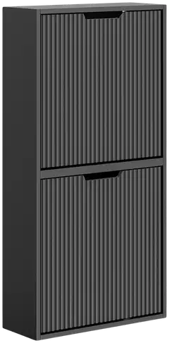SoBuy kenkäkaappi musta FSR204-SCH - 3
