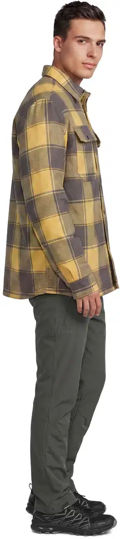 Luode12 miesten vanullinen paitatakki 204L332678 - Yellow - 4