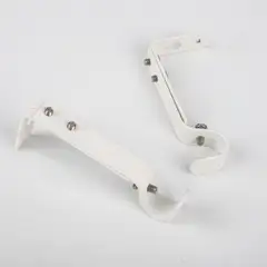 Ihanin verhotanko S-kannakke valkoinen 16/19mm 9-13cm 2kpl - 2