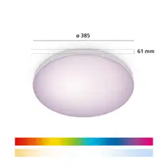 Philips Smart Lighting kattovalaisin pyöreä 24W RGB + valkoinen säädettävä kaukosäätimellä - 2
