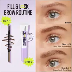 Maybelline New York Brow Ultra Slim 01 Blonde -kulmakynä 0,84g - 10