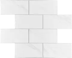 D-C-Fix 270-4003 Premium itseliimautuva seinälaatta. Laatan koko 30,5 cm x 30,5cm. Laatan kuviona ja värinä on vaalea marmori. - 2