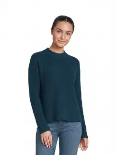 House naisten neulepusero kilppari soft 213H264013 - blue - 1