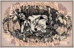 Vallila Unikeot kynnysmatto 50x80 cm beige - 1