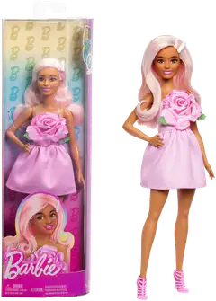 Barbie Fashionista Ruusumekossa - 1