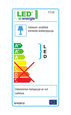 LED Energie saunavalosarja 9-osainen, musta (teflon) - 3