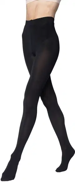 Norlyn naisten sukkahousut Shiny 60den - Black - 2