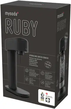 Mysoda Ruby 2 Black hiilihapotuslaite - 4