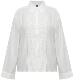 WKLY. naisten frilla-somisteinen kauluspusero 218W312650 - White - 1