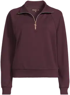Danskin naisten scuba-collegepusero vetoketjukauluksella DCA2602B - Winetasting - 2