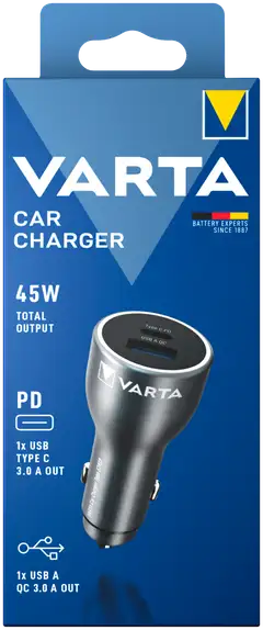 Varta autolaturi USB-A + USB-C 12-24W - 1