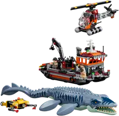 LEGO® Jurassic World 77983 Mosasaurus-dinosaurus hyökkää veneen kimppuun - 3