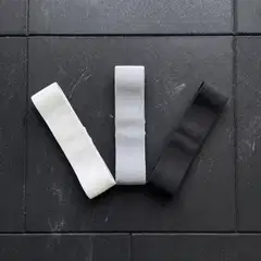 Angles90 A90 Hip Bands vastuskuminauhat, kangas, 3 kpl, valkoinen, harmaa ja musta - 3