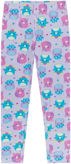 Squishmallows lasten leggingsit A9-0067 - Lilac - 1