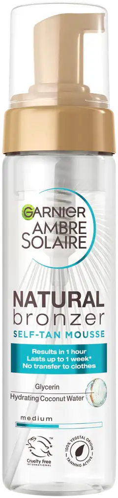 Garnier Ambre Solaire Natural Bronzer itseruskettava normaalille iholle 200 ml - 1