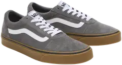 Vans miesten mokkanahkainen vapaa-ajan jalkine Ward Grey - Pewter/Gum - 3