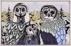 Vallila kynnysmatto Huhuu 50x80 cm bluegreen - 1