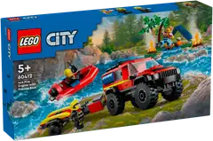 LEGO City Fire 60412 Nelivetopaloauto ja pelastusvene - 1