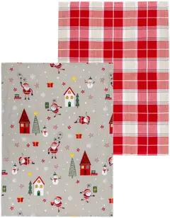 House keittiöpyyhe X-mas story 50x70 cm 2 kpl - 1