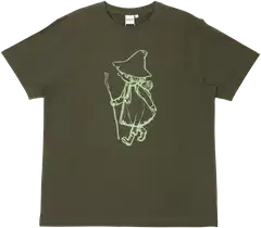 Miesten Moomin Alvi t-paita Vaeltaja - Green - 1