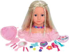 Real UniQ Styling Head -kampauspää, meikit ja hiustarvikkeet - 1