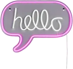 Trio seinävalaisin Hello led neonkyltti usb-käyttöinen - 1