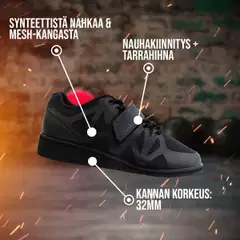Core painonnostokengät - musta - 9