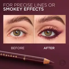 L'Oréal Paris Haute Couleur Silmänrajauskynä 130 Bleu Suede 1,2 g - Bordeaux Cashmere - 3