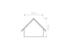 Lintulauta iso 40x31x31cm - 2