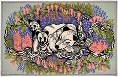 Vallila Unikeot kynnysmatto 50x80 cm multi - 1