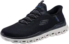 Skechers miesten vapaa-ajan lenkkari Glide-Step Noxus Black - Black - 5