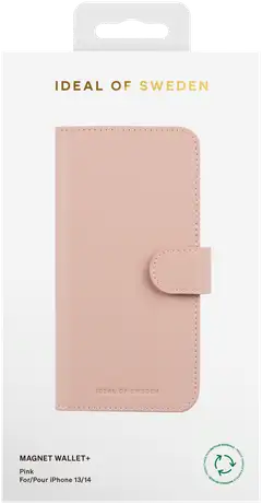 Ideal Of Sweden Magnet Wallet+ suojakotelo iPhone 13 / 14 / 16e pinkki - 5