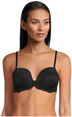 Actuelle naisten topatut rintaliivit 211ASS2004 - BLACK - 1