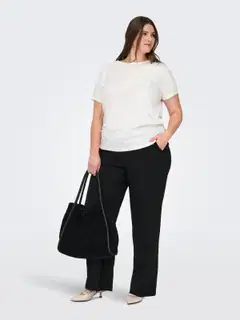 ONLY CARMAKOMA naisten paita Cardanielle - Cloud dancer - 4