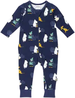 Muumi vauvojen pyjama Kuura 593411 - tummansininen - 1