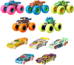 Hot Wheels Monster Trucks Glow In The Dark 10 Kpl - 2