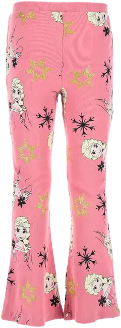 Lasten Frozen legging, laadukas kangas - pink - 1