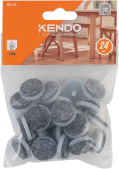 Kendo huopatassu naula 24 mm 24 kpl, valkoinen - 1