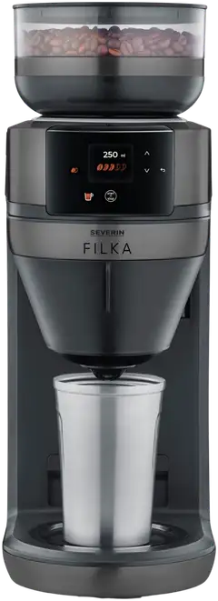 Severin kahvinkeitin termoskannulla KA4855 Filka Dark Inox - 3