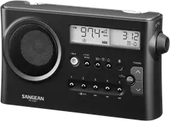 Sangean radio PR-D4BT tummanharmaa - 3