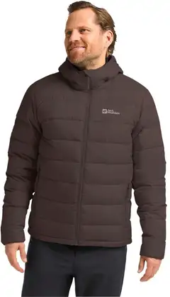 Jack Wolfskin miesten untuvatakki Ather Down Hoody - Peat - 4