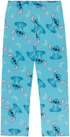 Liloo&Stitch naisten pyjamahousut - Light Blue - 2