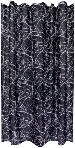 House suihkuverho Marble 180x200 cm, mustavalkoinen - 1