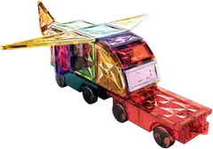 Geomag Magnetic Tiles Gems vehicles -rakennussetti - 5