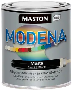 Maston maali Modena musta 1 l - 1