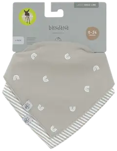 Lässig kuolalappu 2-pack Rainbow - 4