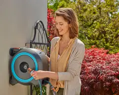 GARDENA  Letkukela Dual Manual M 20 m, seinäkiinnitys / siirrettävä - 4