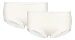 Actuelle naisten maxi alushousut 2-pack AC-39124 - WHITE - 1